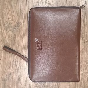 Mont Blanc Leather Portfolio